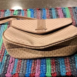 VINTAGE Liz Claiborne Tan Shoulder Bag